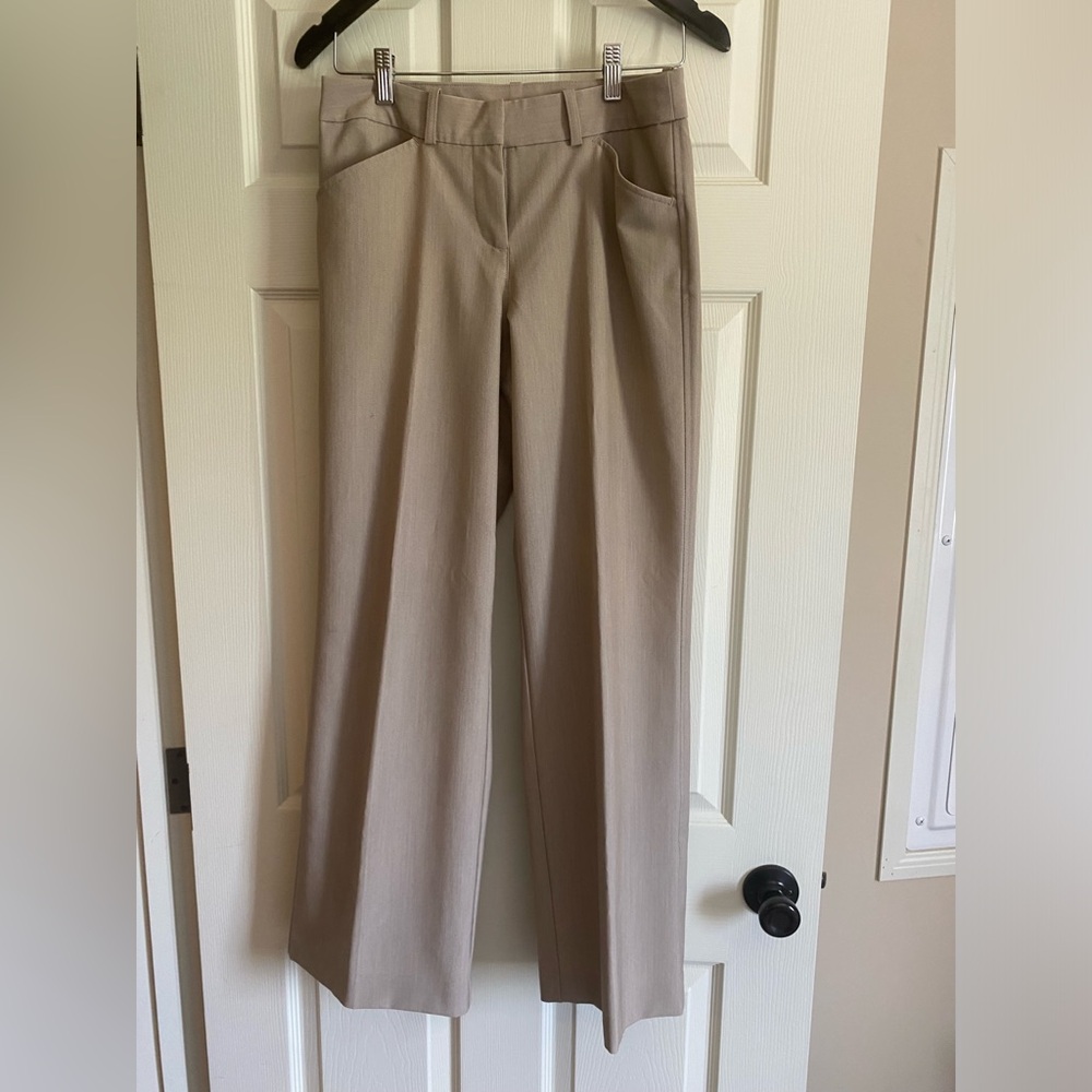 Worthington Straight-Leg Dress Pants in Light Taupe